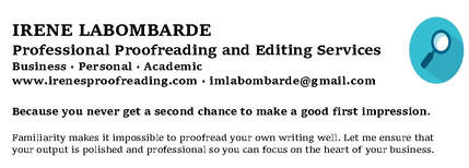 Irene LaBombarde Proofreading and Editing Services